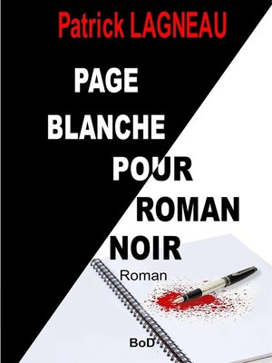cover image of Page blanche pour roman noir